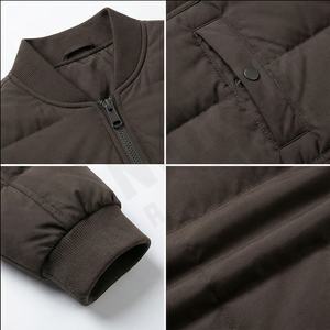 Veste bouffante à manches longues pour hommes de haute qualité pour l'hiver manteau à bulles extérieur à prix raisonnable avec canard de décoration de broderie - Product Image 4