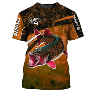 Camiseta Deportiva Casual para Hombre, Cómoda, Ligera, con Diseño Personalizado y Estampado Sublimado, para Pesca y Actividades al Aire Libre, de Secado Rápido - Product Image 1