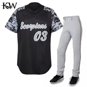 Uniforme de match de baseball en tissu haute résistance, léger, personnalisation sportive OEM&ODM et service de marque privée - Product Image 1