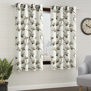 Luxury Black <b>Curtains</b> 100% Cotton Woven Grommet Skylight Blackout Flame Retardant 2-Panel Set Customizable Wedding Modern - Product Image 3