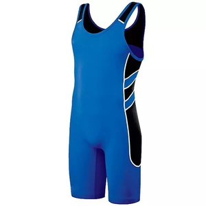 Premium Sportswear Design Wrestling Training Singlet Use For Men Automated Cut Adult Wrestling Singlets - Product Image 1