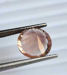 Pierre de soleil d'Oregon naturelle, forme ronde, couleur orange, taille concave, prix de gros disponible - Product Image 5