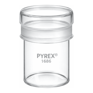 Frasco de Pesaje de Vidrio Borosilicato Pyrex de 20 ml con Juntas Cónicas Cortas para Uso en Laboratorio - Product Image 1