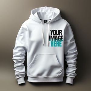 Sweat à capuche zippé pour homme en molleton 100% coton respirant, avec impression personnalisée à découpe frontale, pour événements de festivals de musique, ODM, commande en gros - Product Image 4