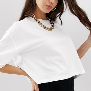 Sweat à capuche court personnalisé pour femme en mélange polyester/coton, anti-plis, pour l'hiver, tendance - Product Image 6