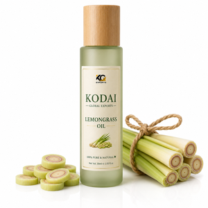 Aceite Esencial de Limoncillo de Tamil Nadu 100% Puro y Natural de Kodai Global Export, Destilado al Vapor, para Aromaterapia Facial, Limpieza Sin Dolor - Product Image 1