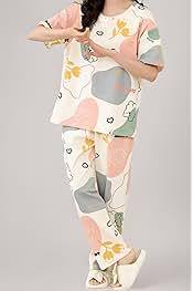 Conjunto de Pijama de 2 Piezas para Invierno, Manga Corta, Suave, para Niñas y Mujeres - Product Image 4