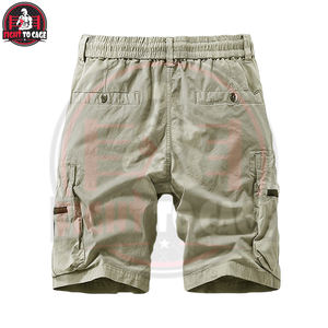 Pantalones Cortos Cargo para Hombre al Por Mayor, del Mejor Proveedor, con Logotipo Personalizado, Transpirables, Diseño Único, Color Verde Oliva, con Múltiples Bolsillos - Product Image 2