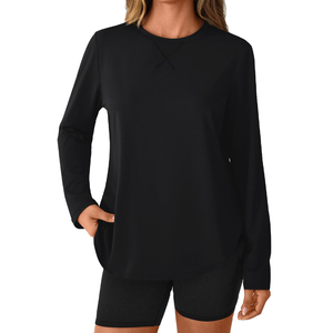 Camisetas Deportivas de Manga Larga para Mujer, Protección Solar UPF 50+, Ropa Deportiva de Secado Rápido para Gimnasio y Running - Product Image 5