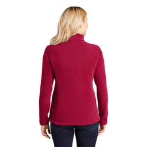 Veste polaire zippée intégrale pour femme, col montant, poches zippées, coupe ajustée, vêtement d'extérieur d'hiver, fournisseur OEM en gros - Product Image 3