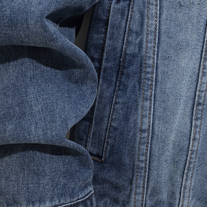 Autumn Long Sleeved <b>Denim</b> Coat Solid Color Versatile Youth <b>Jacket</b> Top <b>Men</b> <b>Denim</b> <b>Jacket</b> <b>Men</b> High Street Casual Loose Cardigan - Product Image 6