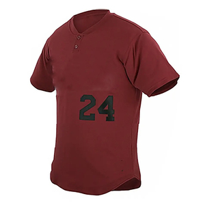 Reliable Product Sporty Style Baseball Softball Uniform <b>Machine</b> Stitched Short Sleeve Button Down Closure Baseball Uniforms - Product Image 6