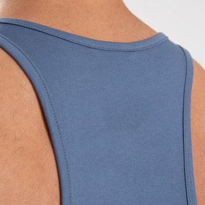 Customizable Crew Neck Knitted <b>Tank</b> <b>Top</b> Men's Polyester/Cotton Sporty <b>Loose</b> Fit Cut Design Vest Casual Outdoor Quick Dry Summer - Product Image 6