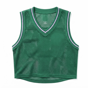 Wholesale Price New Arrivals Custom logo <b>Mesh</b> Polyester <b>Mens</b> Factory Price Breathable Plain Dyed <b>Men</b> Sports <b>Mesh</b> Tank <b>Top</b> - Product Image 4