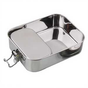 Lonchera Redonda de Acero Inoxidable de 3 Niveles, Porta Alimentos Apilable, Bento Box, Lonchera para Exteriores - Product Image 3