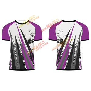 เสื้อแรชการ์ดแขนสั้นสำหรับผู้ชายเสื้อสำหรับใส่เล่นน้ำมีระบายพิมพ์ลายได้ตามต้องการ - Product Image 3