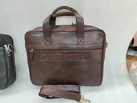 Sac messager pour ordinateur portable en cuir de vachette véritable fait main, grande capacité, imperméable, mallette de bureau, sac de voyage professionnel, vente en gros