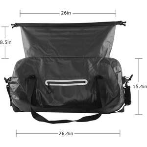 Black Waterproof Dry Duffel <b>Bag</b> Roll Top Outdoor Travel <b>Holdall</b> - Product Image 5