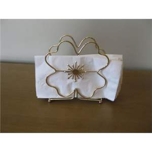 Porte-serviettes moderne en métal noir, support décoratif pour serviettes plates, distributeur de mouchoirs en papier pour cuisine, table, restaurant - Product Image 5