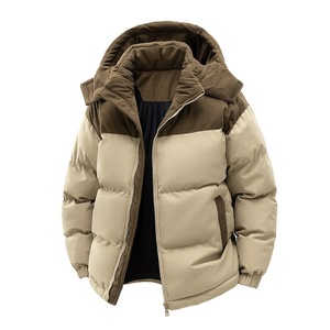 Chaqueta de Invierno para Hombre AL BARAKA WEAR, Personalizable, con Exterior de Poliéster Tejido, Relleno de Algodón, Secado Rápido, Resistente al Viento, con Capucha y Logotipo - Product Image 3