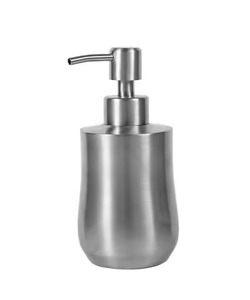 Elegant Stainless Steel Soap <b>Dispenser</b> <b>Bottle</b> Polished Finish Durable Pump Decorative Metal <b>Dispenser</b> Home Bathroom - Product Image 3