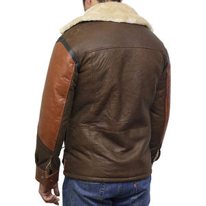 <b>SMART</b> SHINE ENTERPRISES <b>Men</b> Classic Western Leather <b>Jacket</b> Soft Casual Full Zip Regular Fit Outdoor Winter Breathable Quick Dry - Product Image 5