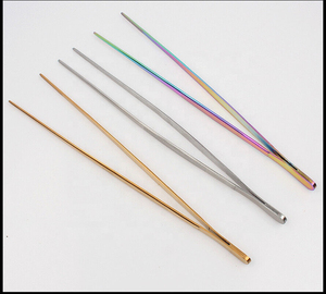 Pinces de cuisine Altomme Instruments en acier inoxydable de 30 cm, idéales pour la mise en assiette des chefs et très utiles pour les cuisiniers, pinces de barbecue extra longues Plasma - Product Image 3