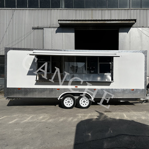 Carro de comida al aire libre de alta calidad, remolque de comida rápida seguro y duradero, camiones de comida móviles aprobados por la CE con DOT - Product Image 2