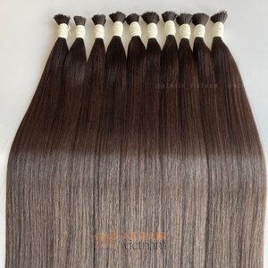 Extensiones de cabello a granel Cabello humano vietnamita Mejor precio al por mayor Alta calidad Grado 12A Sin mezcla Sin fibras sintéticas - Product Image 3