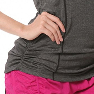 เสื้อกล้ามไร้ตะเข็บสำหรับผู้หญิง ยี่ห้อ ELIVEERA ENTERPRISES สำหรับฤดูร้อน เหมาะสำหรับออกกำลังกาย ผลิตตามสั่ง คุณภาพดี ราคาถูก ผ้าถัก สีพื้น - Product Image 6