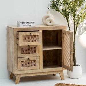 Aparador de Madera Vandana Pebble Zentrix para Interiores y Exteriores Modernos y Elegantes - Product Image 2