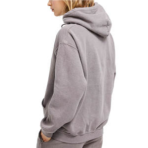 Sweat à capuche uni avec logo imprimé et cordon de serrage pour un confort optimal, style minimaliste, poche frontale, respirant et confortable, à prix abordable. - Product Image 2