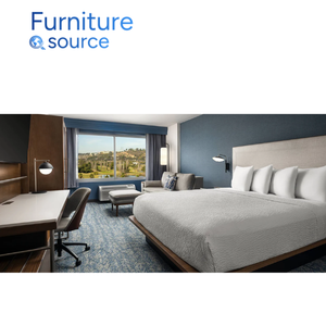 Premium Marriot Hotel Furniture-Elegante MDF HPL Muebles de dormitorio para habitación de hotel-Producido en Vietnam con control de calidad - Product Image 1