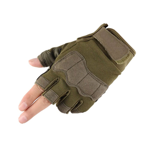 Gants pour hommes pour la musculation, le powerlifting et la musculation en salle de sport, avec poignets ajustables, demi-doigts, nouveau style, gants camouflage vert - Product Image 4