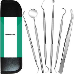 Kit de Exploración Dental de Acero Inoxidable de Alta Calidad, Instrumento Manual de Cuidado Bucal de la Mejor Calidad, Shuja Surgico - Product Image 5