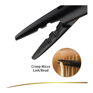 Kit de Herramientas Profesionales de Acero Inoxidable de Grado Quirúrgico para Extensiones de Cabello: Alicates Nano Micro Ring, Enhebrador de Bucles y Aguja de Tracción - Product Image 4