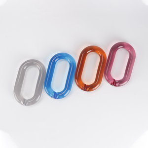 Cadena de eslabones de resina multicolor para colgar en la pared, artículo decorativo, gran oferta, piezas de resina para asas de bolsos, cadena de eslabones de resina en colores caramelo. - Product Image 6