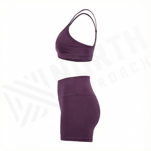 Conjunto de Ropa Deportiva para Mujer, Pantalones de Yoga de Cintura Alta sin Costuras, Top de Manga Larga, Tallas Grandes, Bordado, Trajes de Verano - Product Image 3