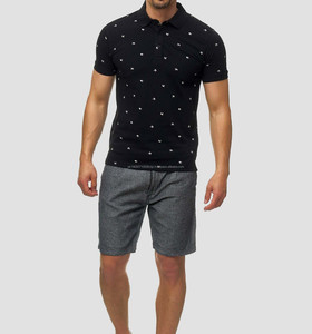 Polo formel de grande taille pour hommes, tissu en jersey respirant, manches courtes à séchage rapide avec logo personnalisé - Product Image 1