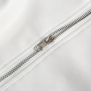 Veste en cuir bomber pour homme avec poches avant, veste en cuir d'agneau de qualité supérieure pour un usage décontracté, veste de moto pour l'hiver - Product Image 6