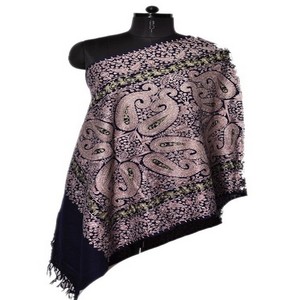 Estola de viscosa con jacquard Swarovski (SE 106s) - Product Image 1