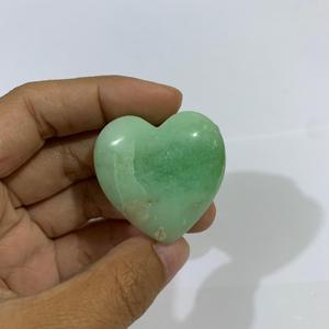 Cœur en Chrysoprase Vert Naturel 3,5 cm – Cristal pour la Guérison et de Magnifiques Décorations d'Intérieur - Product Image 4