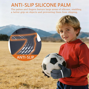 Gants d'hiver chauds pour enfants - Gants antidérapants pour temps froid avec fonction tactile pour la randonnée en plein air, la course à pied, le vélo, le cyclisme - Product Image 6