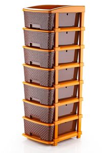 Moderno Armario Organizador Modular Plegable y Apilable de 7 Niveles, de Plástico Resistente al Agua, para el Hogar - Product Image 4