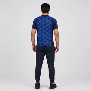 Maillot de football personnalisé pour homme, sublimation, séchage rapide, respirant, antibactérien, UPF 50+, polyester écologique, short de sport - Product Image 2