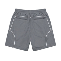 Ensemble short coupe-vent en nylon pour homme, personnalisé, très tendance, avec fermeture éclair réfléchissante, léger, écologique, respirant et à séchage rapide (OEM)