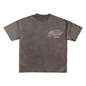 ชุดเสื้อยืดและกางเกงขาสั้นผู้ชายลายฟอกสี  ชุดสตรีทแวร์พิมพ์ลายตามสั่ง  ชุดสองชิ้น  เสื้อผ้าลำลองขายส่ง - Product Image 6