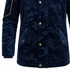 Veste de streetwear à capuche camouflage pour homme, multi-poches, mode outdoor, vêtements MALUZA INDUSTRIES - Product Image 2