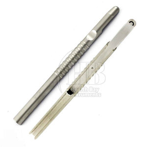 Grattoir à os manuel de précision, instrument médical en acier inoxydable, réutilisable pour la chirurgie dentaire et la récolte osseuse - Product Image 6