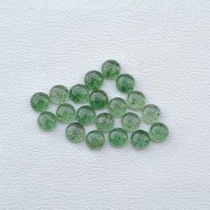 หินควอทซ์สตรอเบอรี่สีเขียวธรรมชาติทรงมนหลังแบนขนาด8มม. อัญมณีหลวมขายส่งจากผู้ผลิตที่ได้รับการตรวจสอบแล้ว - Product Image 2